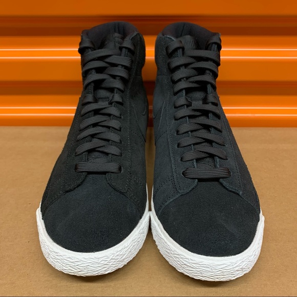 Nike Blazer Mid Black/Summit White Women’s Shoes - Picture 2 of 8